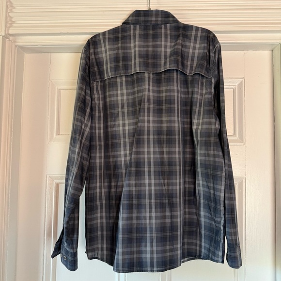 Free Country Men’s Excursion Roll Tab Hiking Performance Button Down Shirt Large - Picture 3 of 13